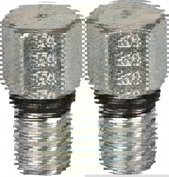 Industrial Pipe Hex Plug: 3/8